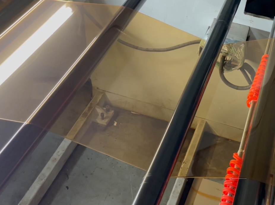 透明橘黃色卷材